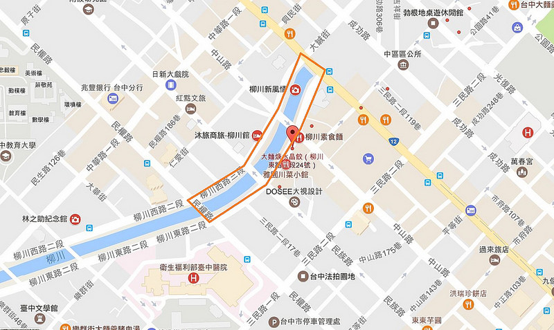 柳川map